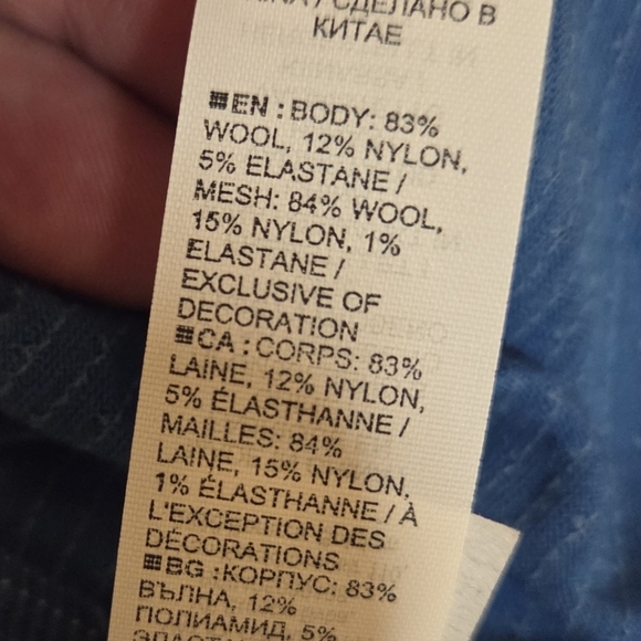 Nwt Icebreaker Men's 150 Zone Long Sleeve Half Zip Blue Haze Size Medium Wool - Picture 10 of 12